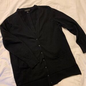 Merino Wool Banana Republic Black Cardigan